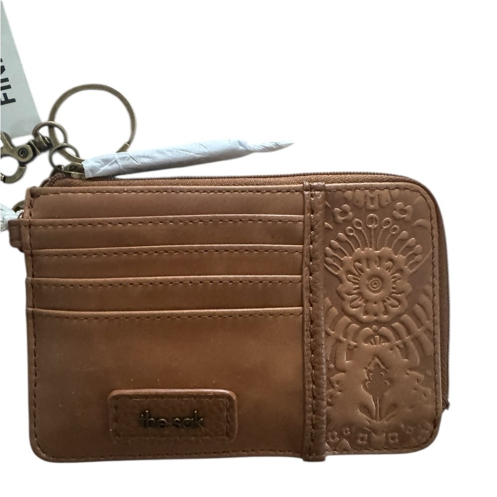 The Sak Women's Iris Leather Card Case Wallet - Picture 2 of 5